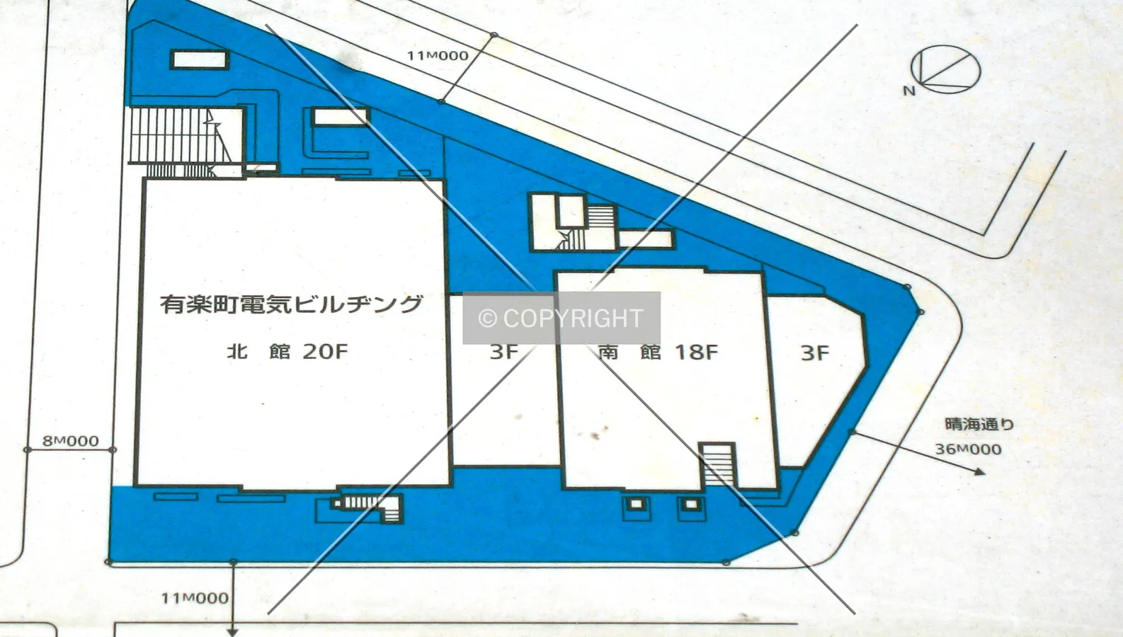 Map located near the South Building