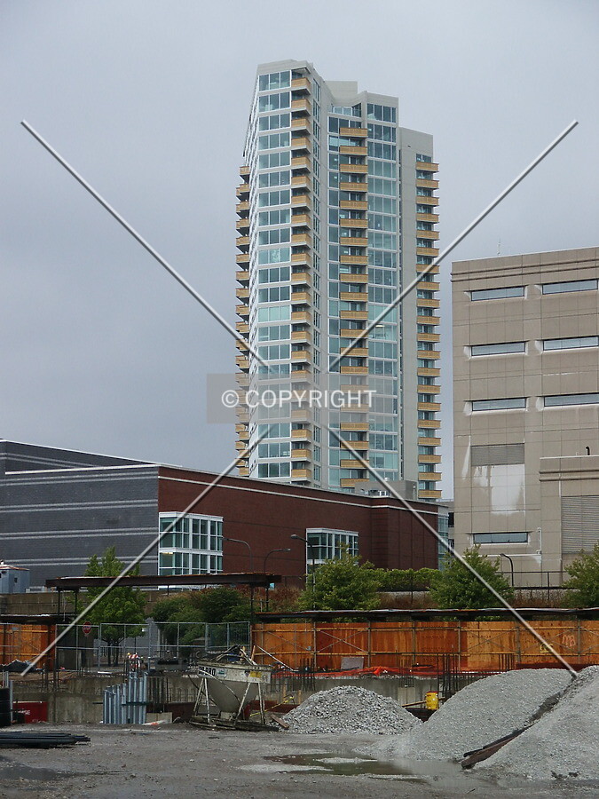 View from the northeast over the Optima Horizons construction site