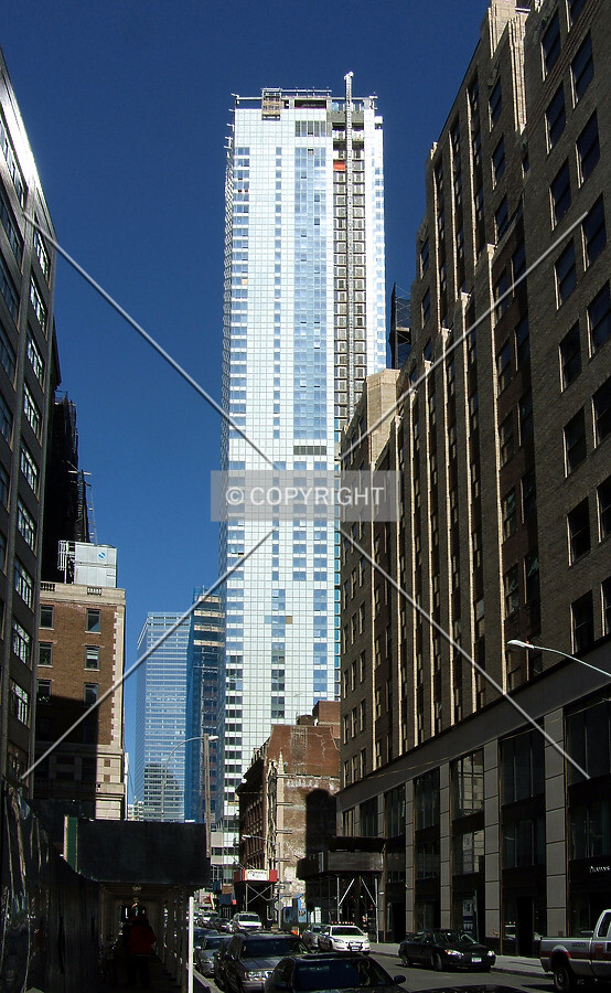 View from the southwest along Washington Street