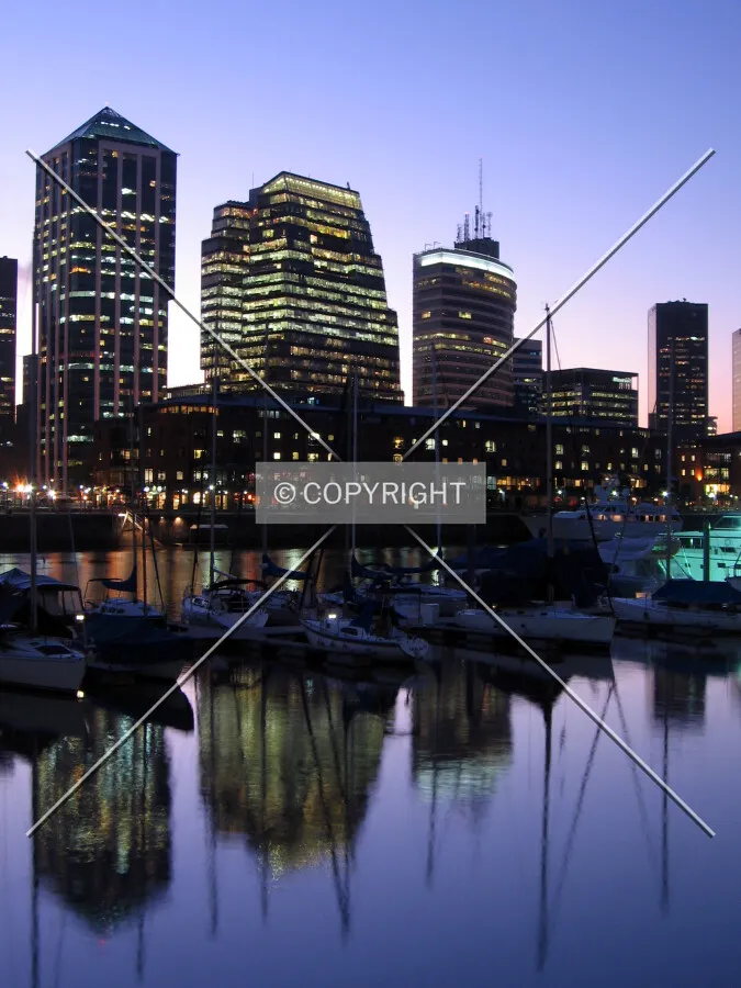 Office buildings and the dock four