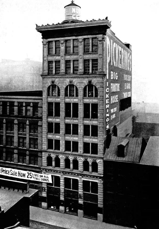 Vintage view from the northwest