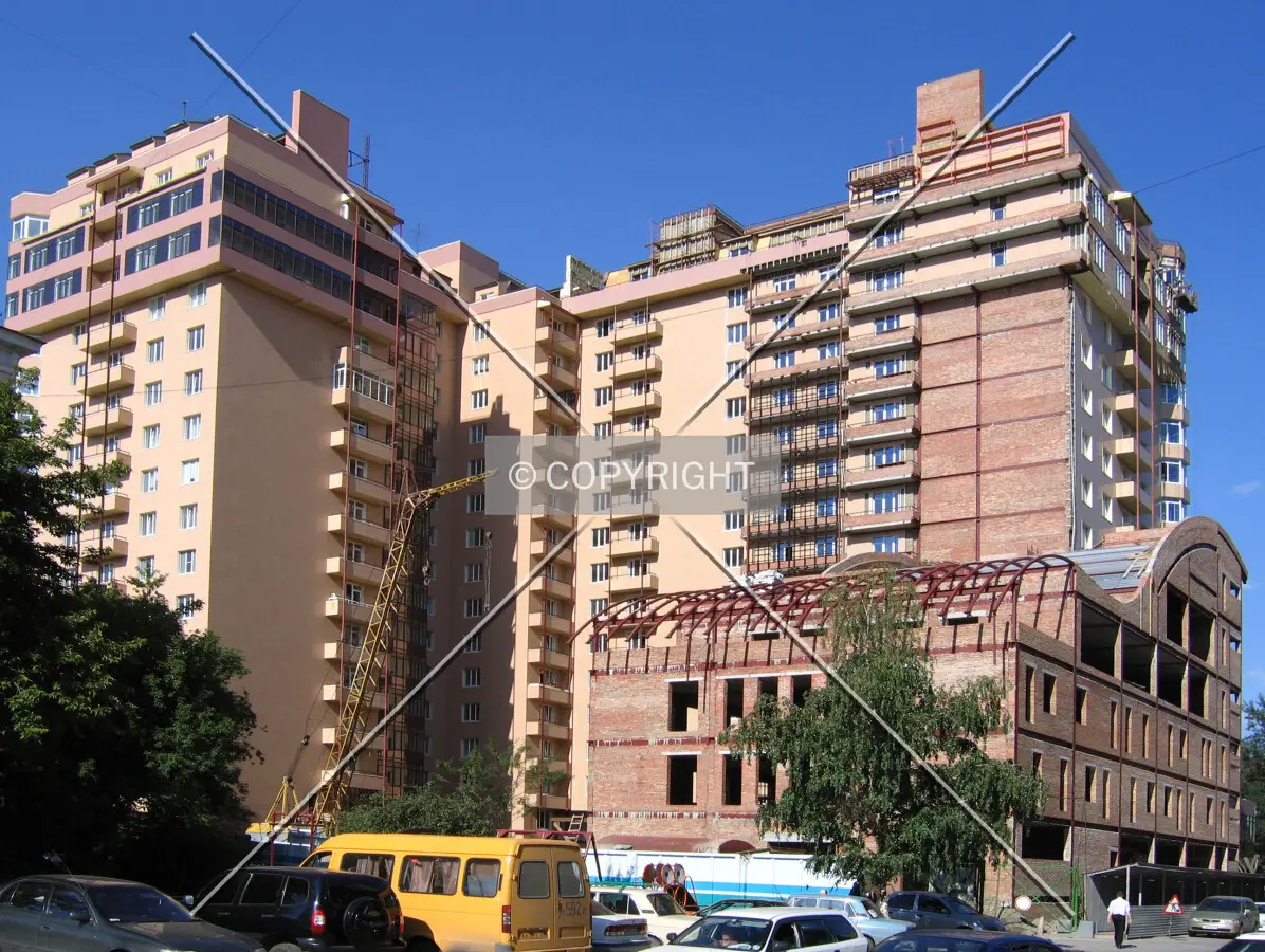 View from the southwest as seen from Romanova Street