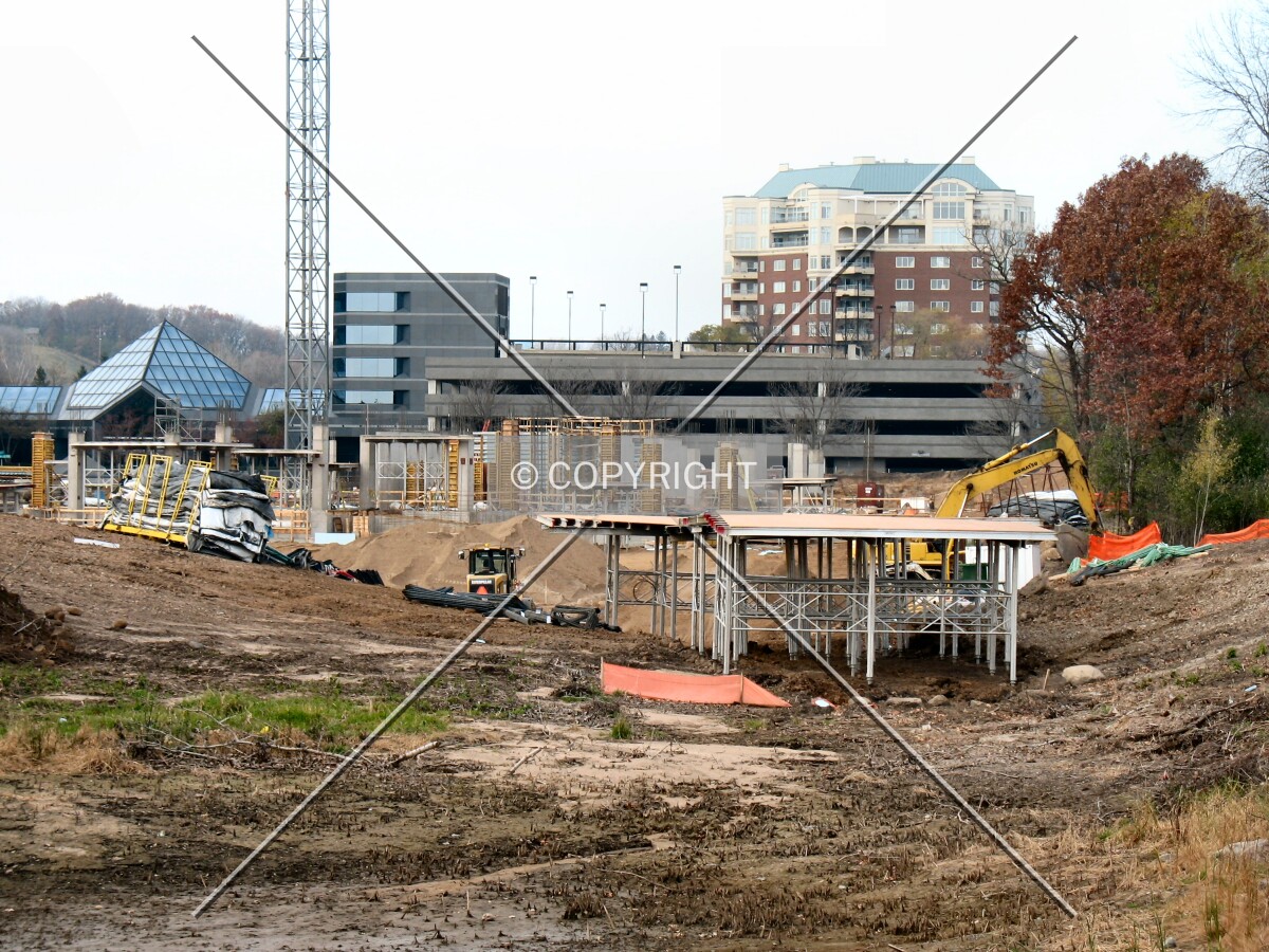 View to the west from Norman Center Drive