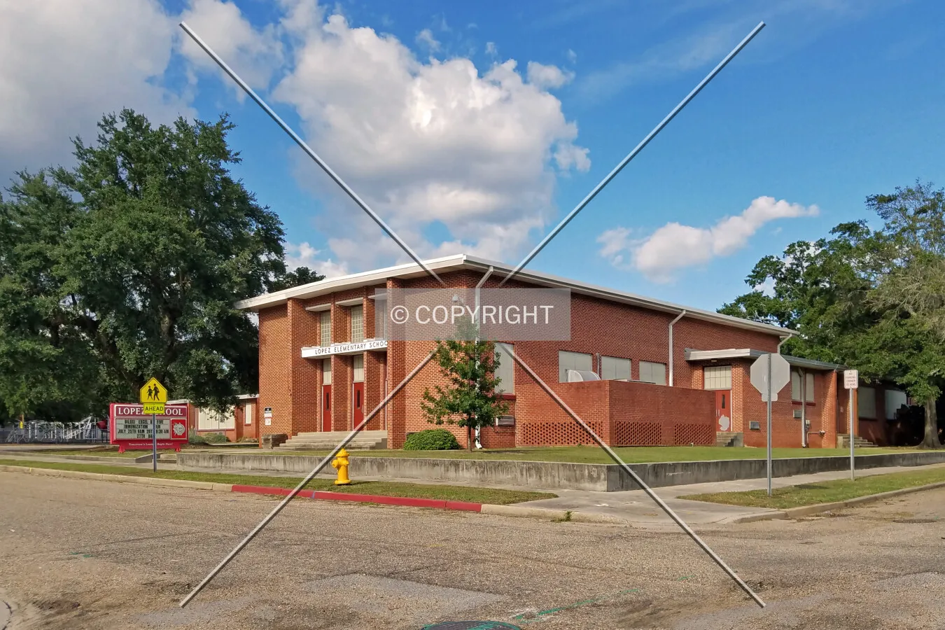 View from the southwest; August 29, 2016