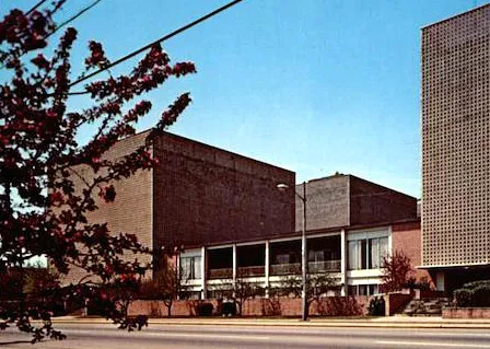 View from the southeast