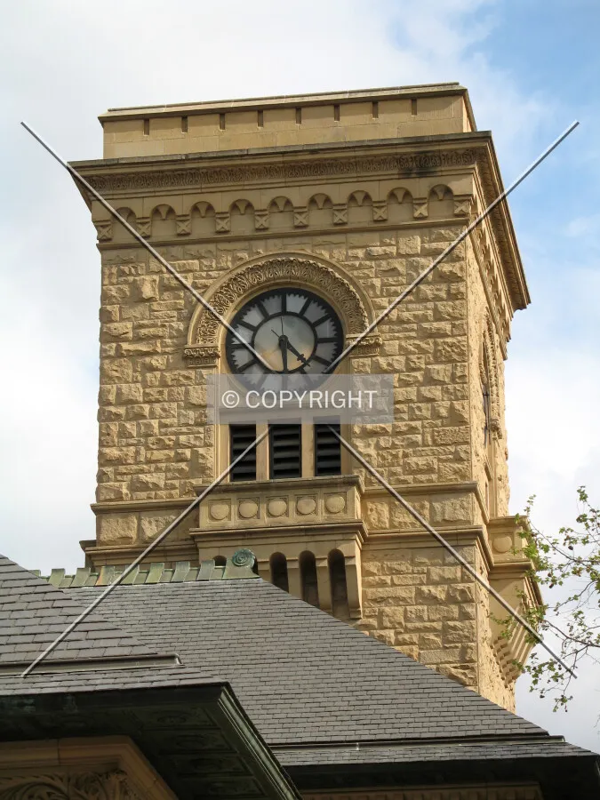 North side of the clock tower