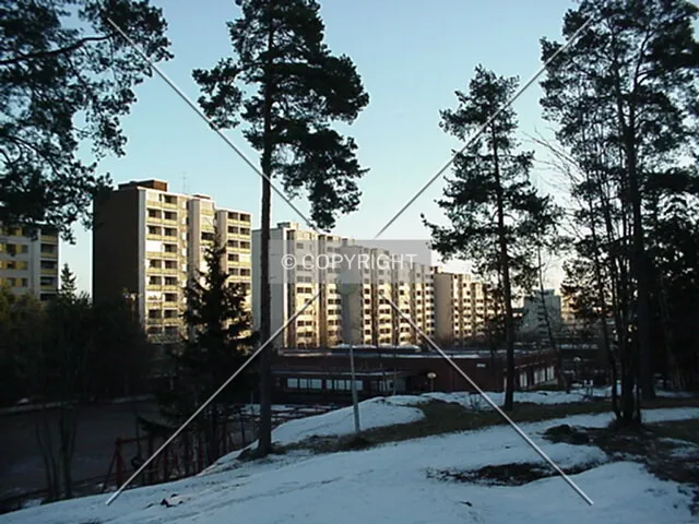 Part of big cluster of residential high-rises