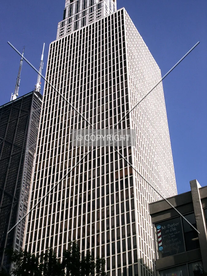 Looking up from the northwest