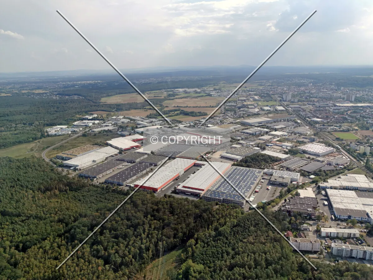 Flight with a helicopter from Egelsbach to Frankfurt