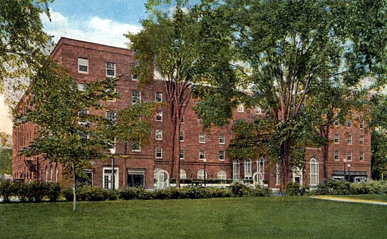 Vintage view from the southwest