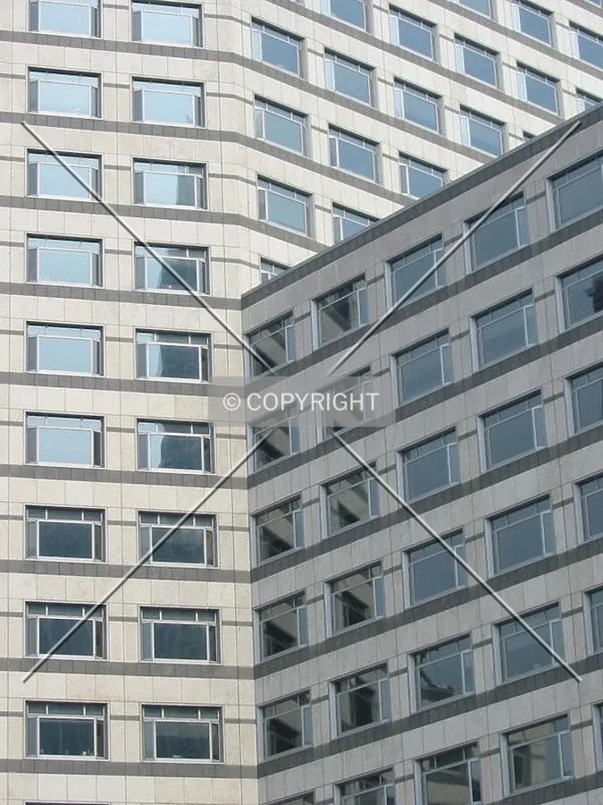 Detail of the facade treatment