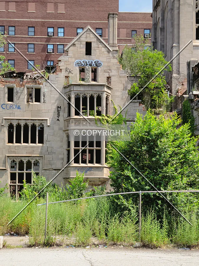 West facade; July 31, 2021