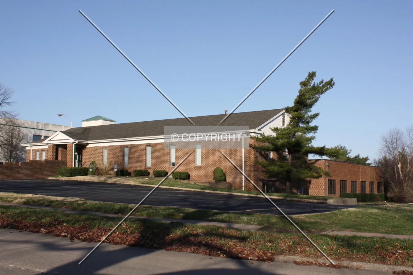 View from the northeast