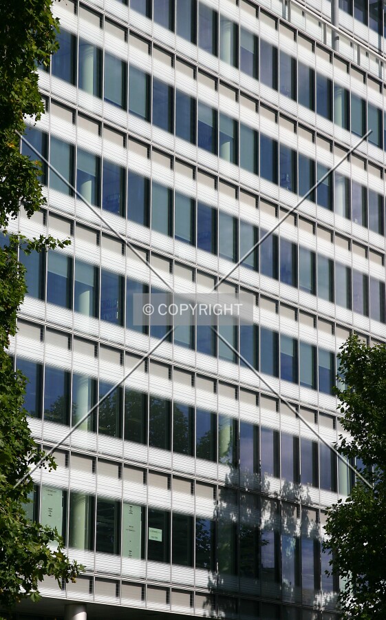 The façade on the east side from Potters Fields