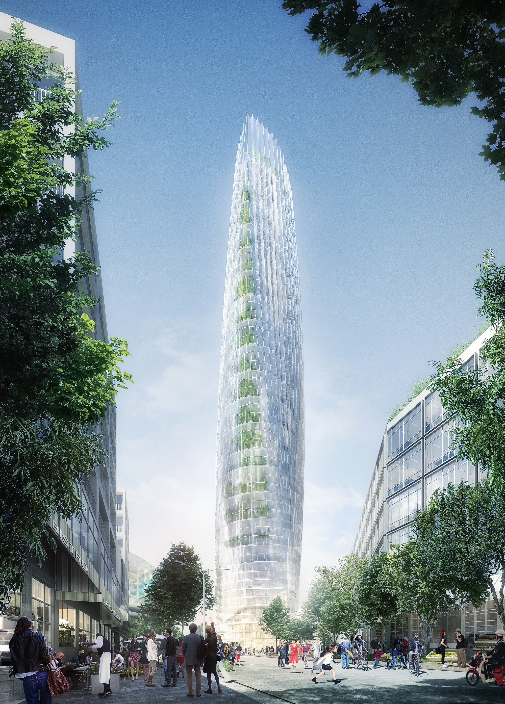First rendering of the project.
