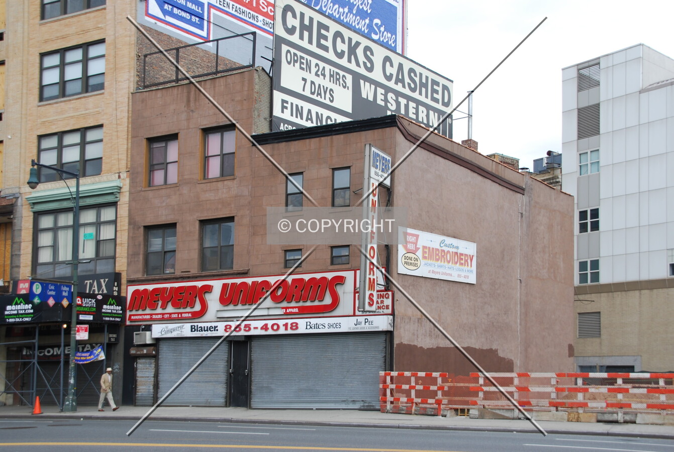 View across the Flatbush Avenue