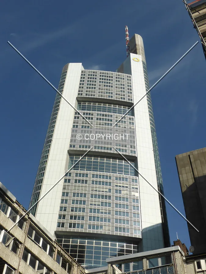 Looking up Commerzbank Tower