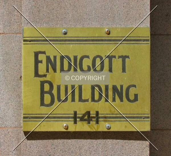 Building sign on 4th Street