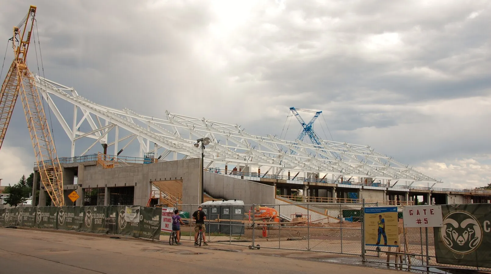 View to the southeast
