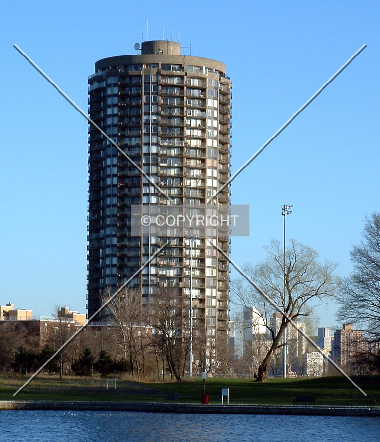 View from the northwest with Manhattan in background