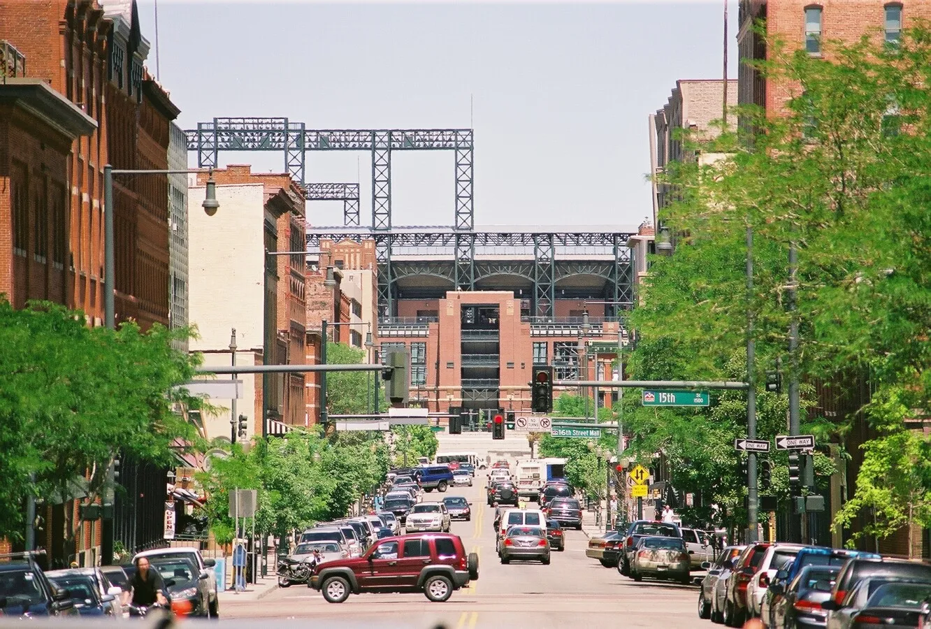 Looking norheast towards Coors Field
