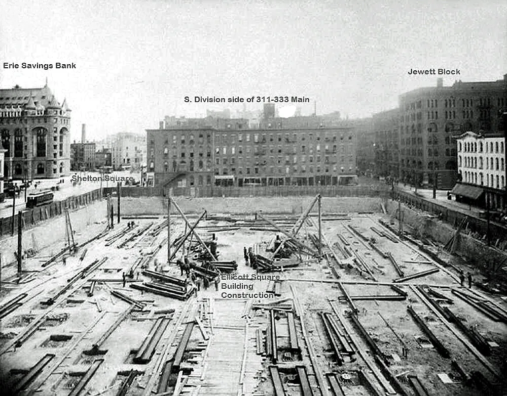 Vintage view from the southwest