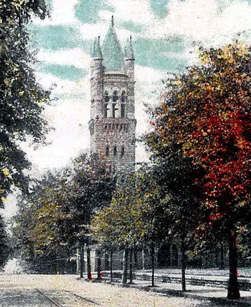 Vintage view from the southeast