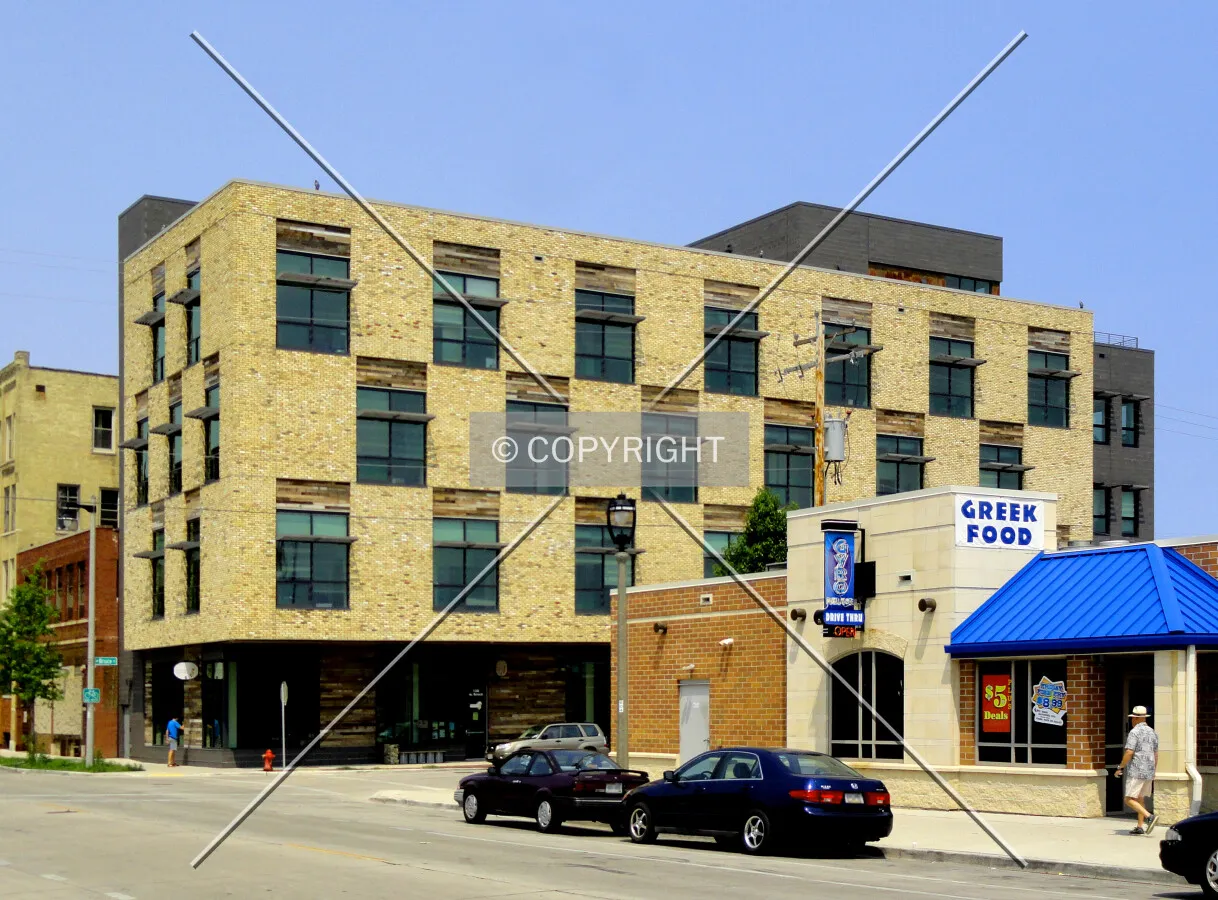 From South 2nd Street to the southwest