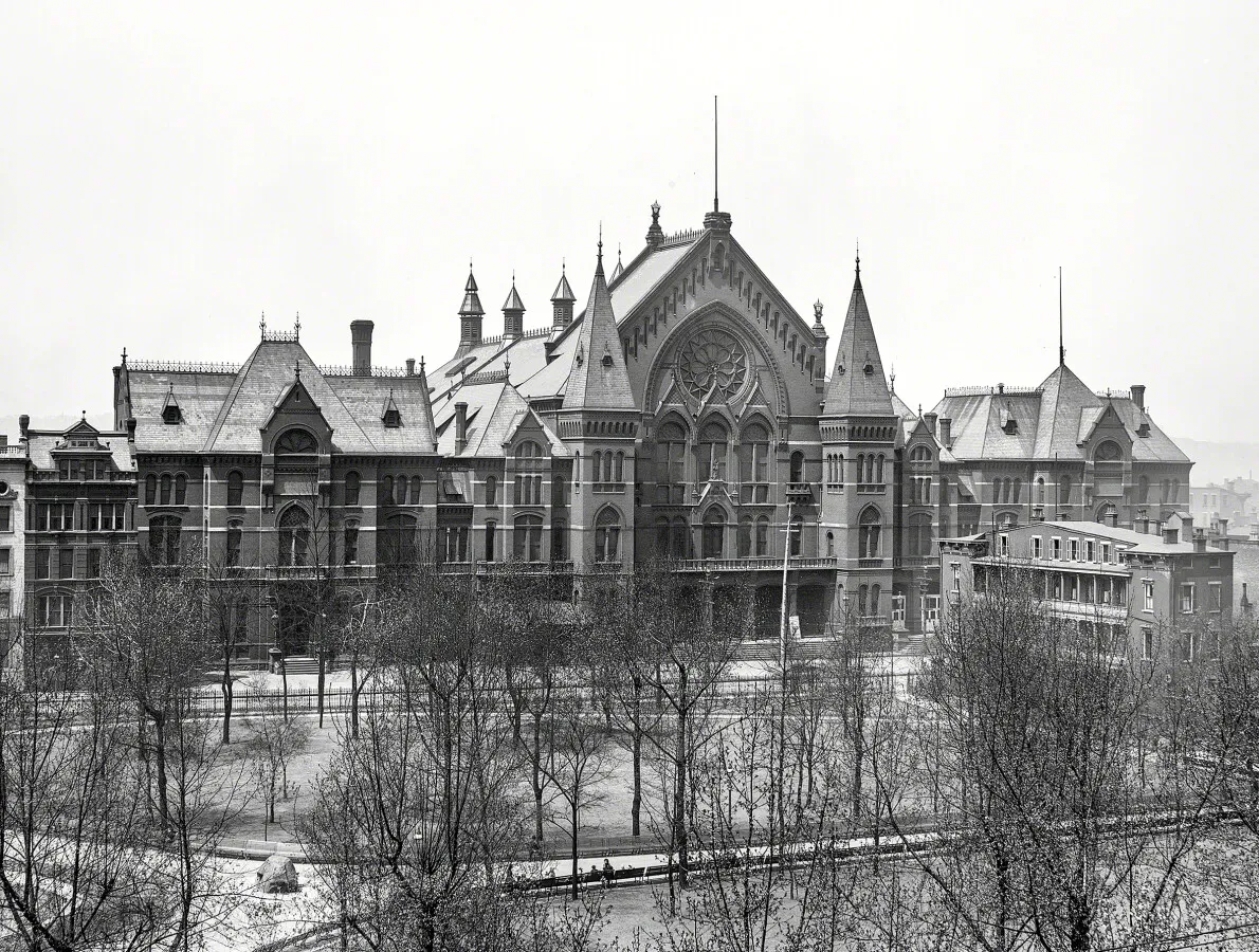 View from the southeast