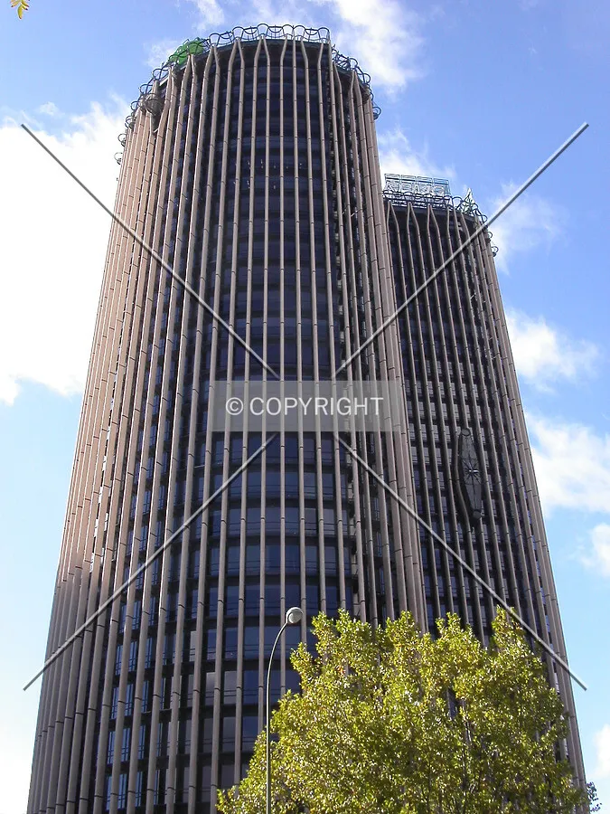 Looking up from the south