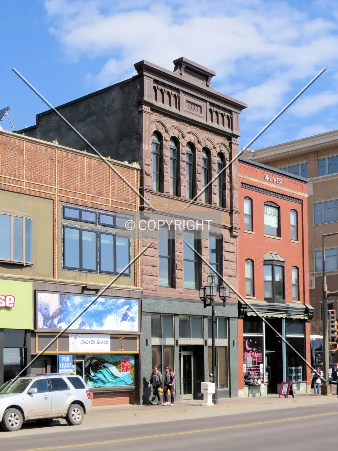 View to the north across Superior Street