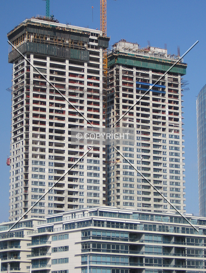View of the west side, at right is the tower I