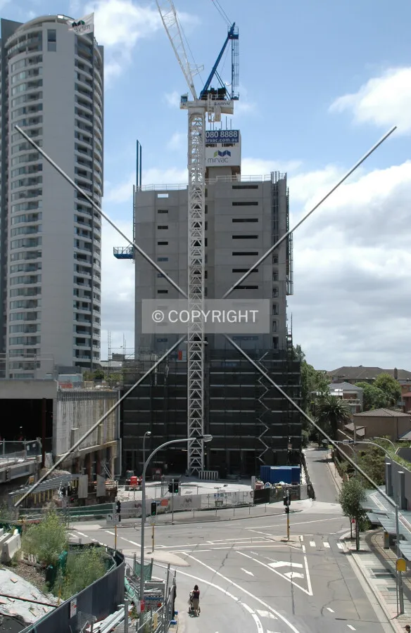 Elevated view from the south