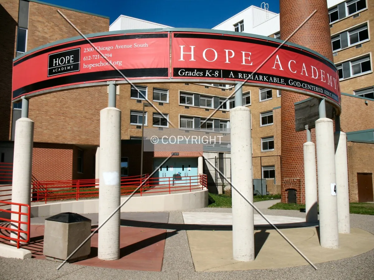 Entrance from Chicago Avenue
