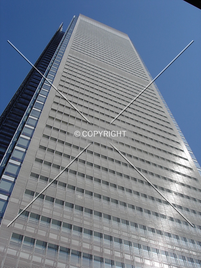 Looking up the front