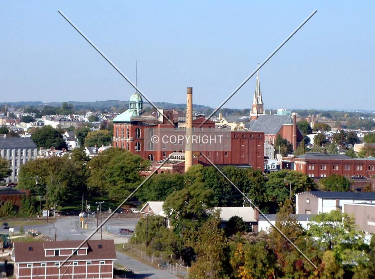 View from the east