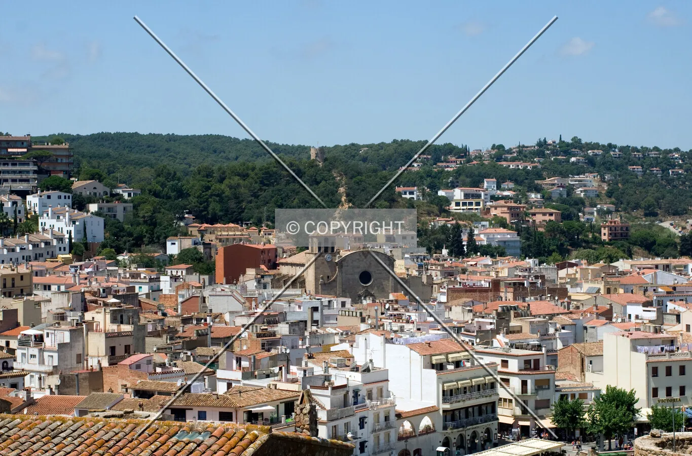 As seen from the fortress