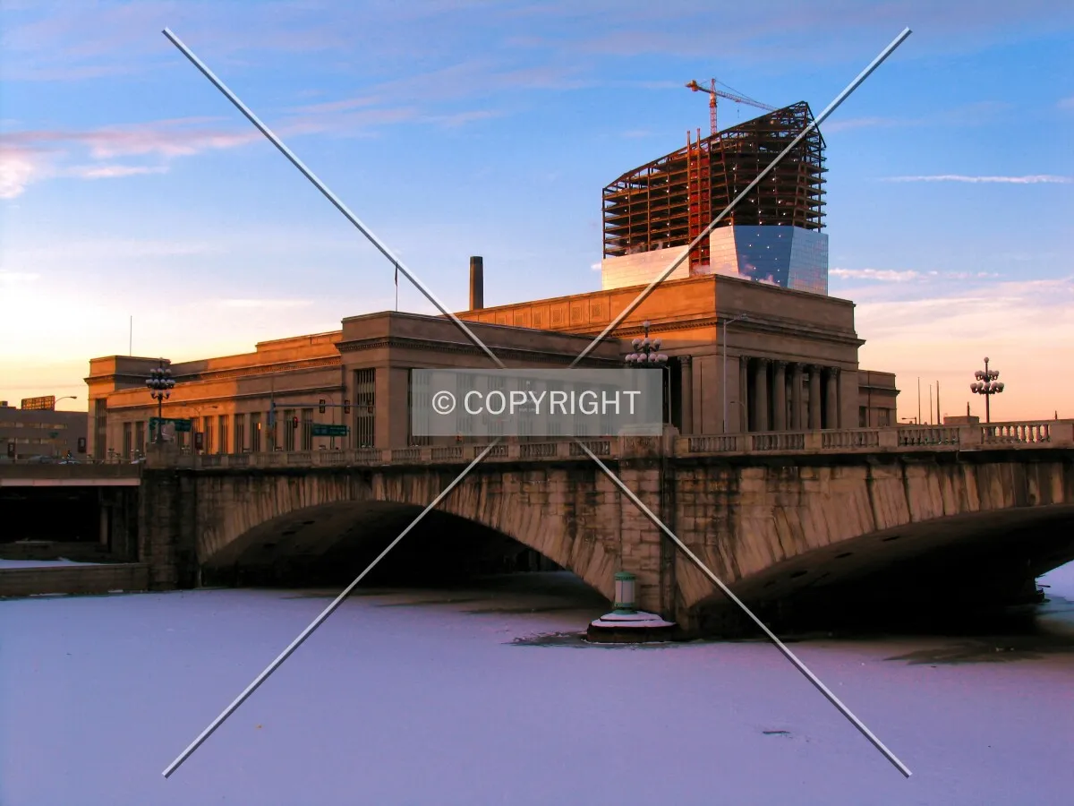 View across the Schuylkill River from the southeast