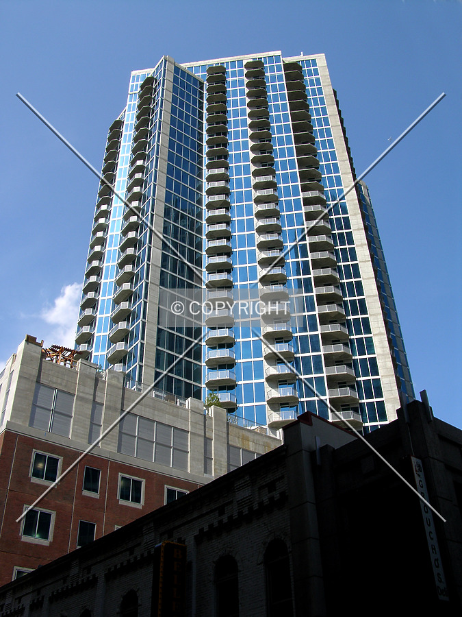 Looking up the eastern side from West 5th Street