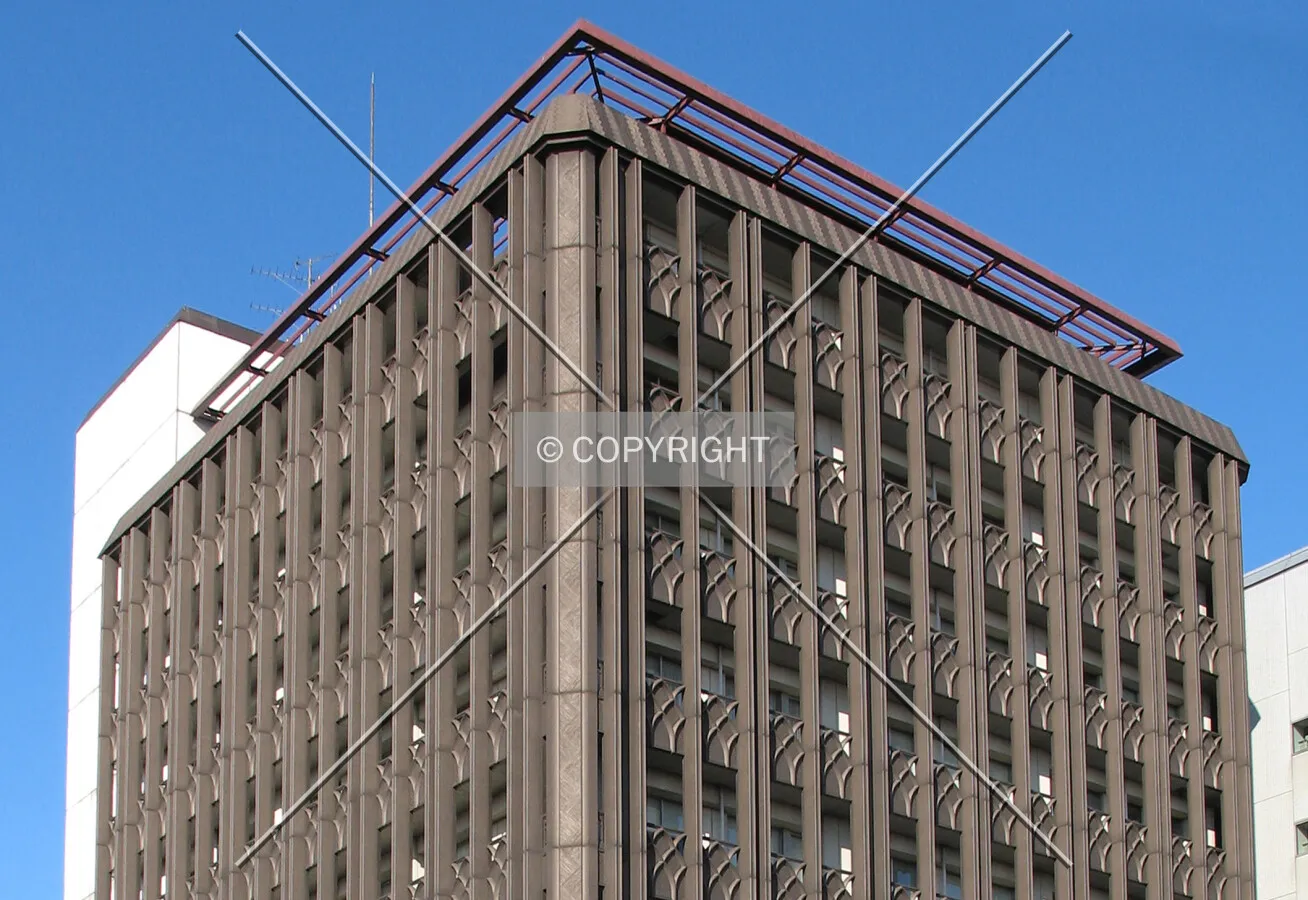 Top floors from the southeast
