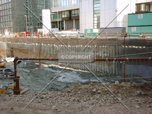 View over the site