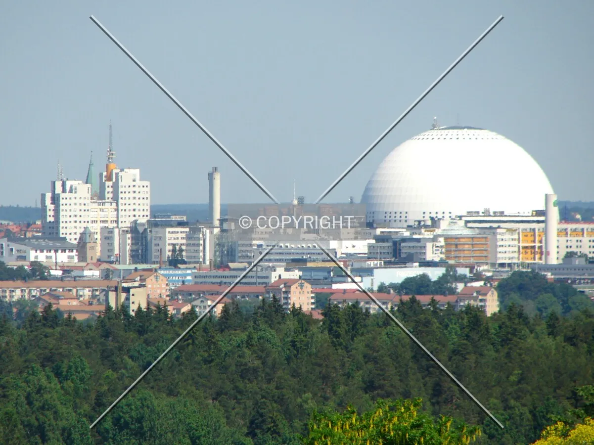 View from Högdalstoppen in the south