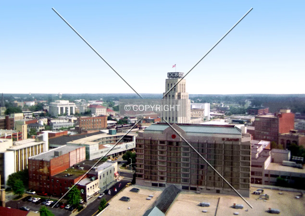 Downtown from the north