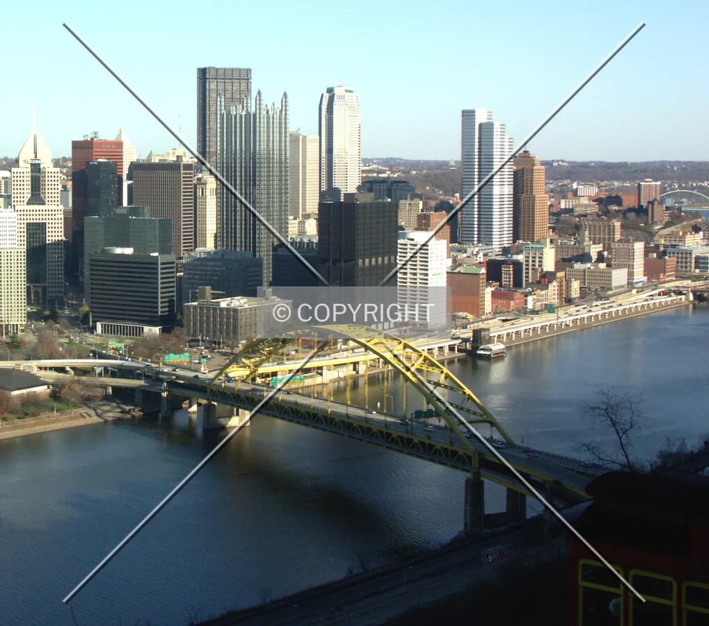 Looking north from Duquesne Incline