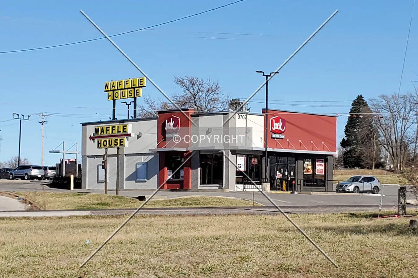 View from the west; January 1, 2020