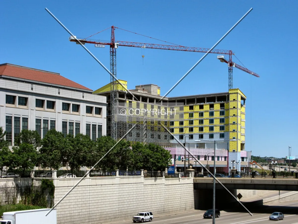 View to the north from North Robert Street