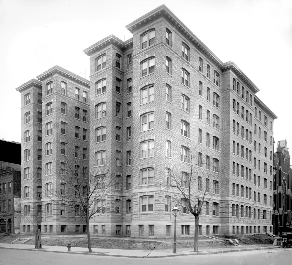 View from the northeast