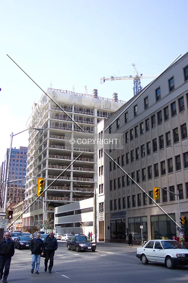 Looking down Laurier Avenue West