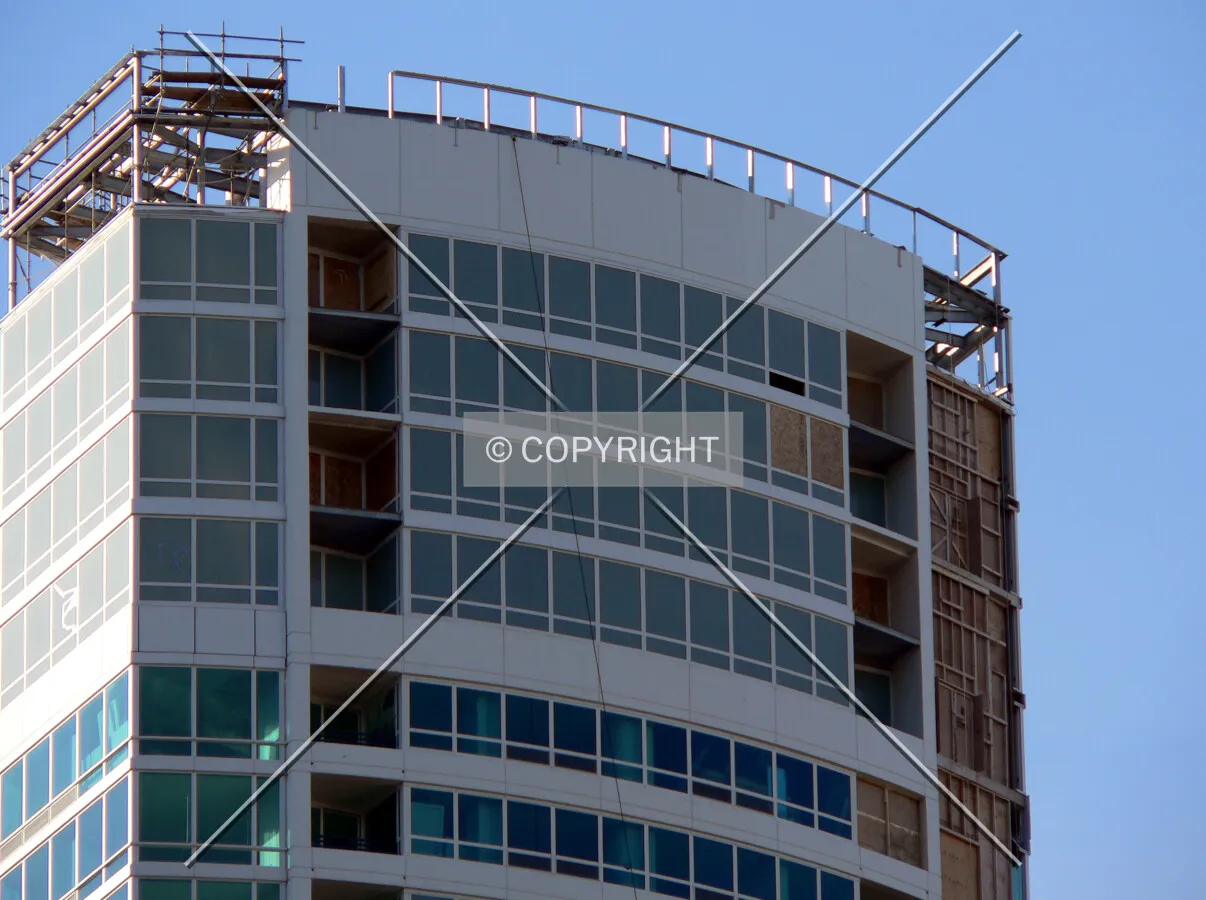 View of the top of the structure from the southeast
