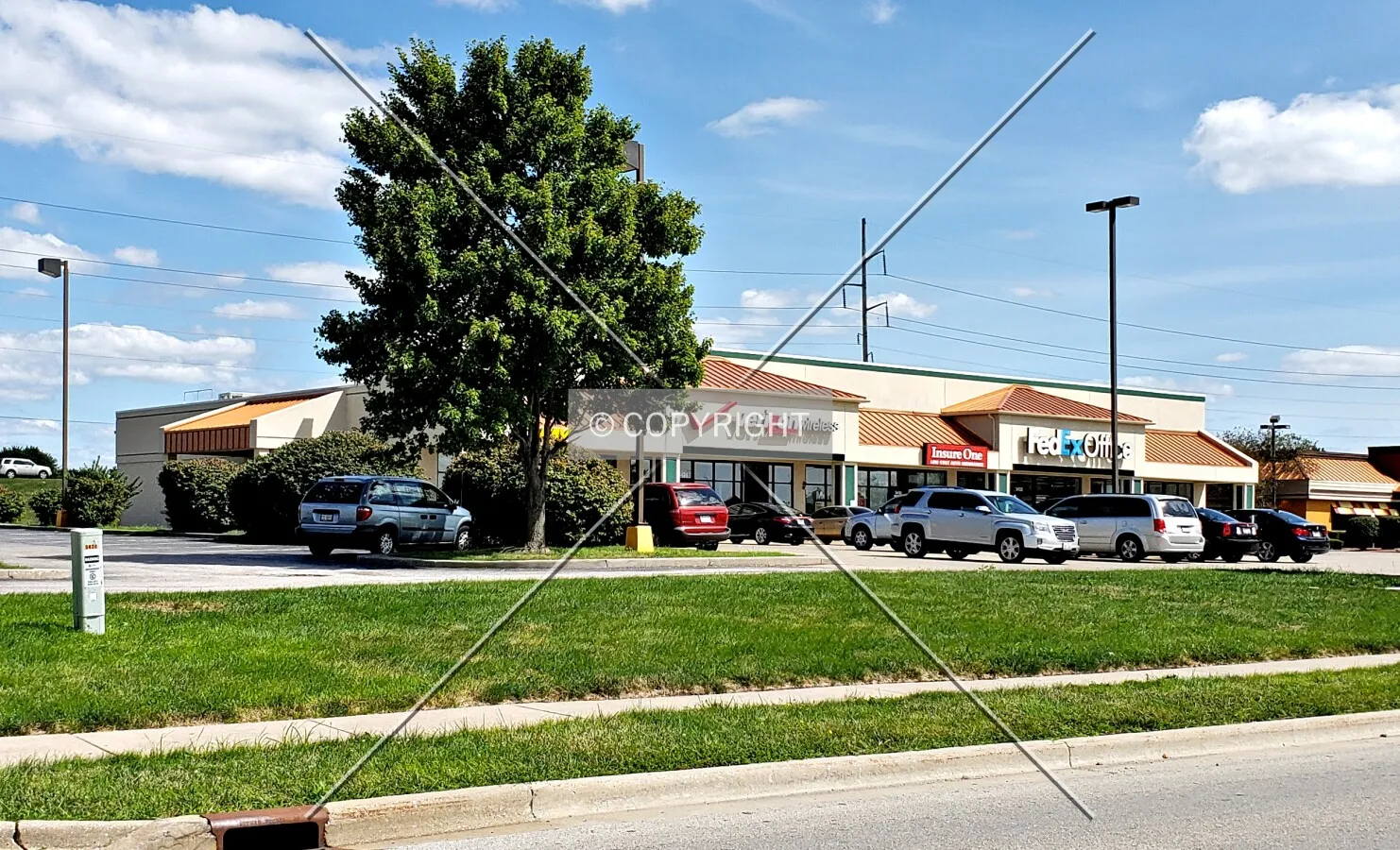 View from the northwest; August 24, 2019